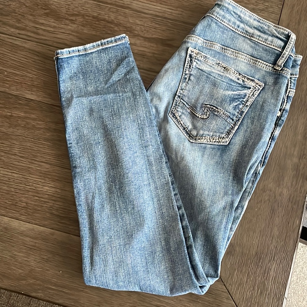 Silver jeans